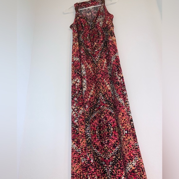 Boho Beaded Detail Sleeveless Maxi Dress Small - Picture 9 of 9